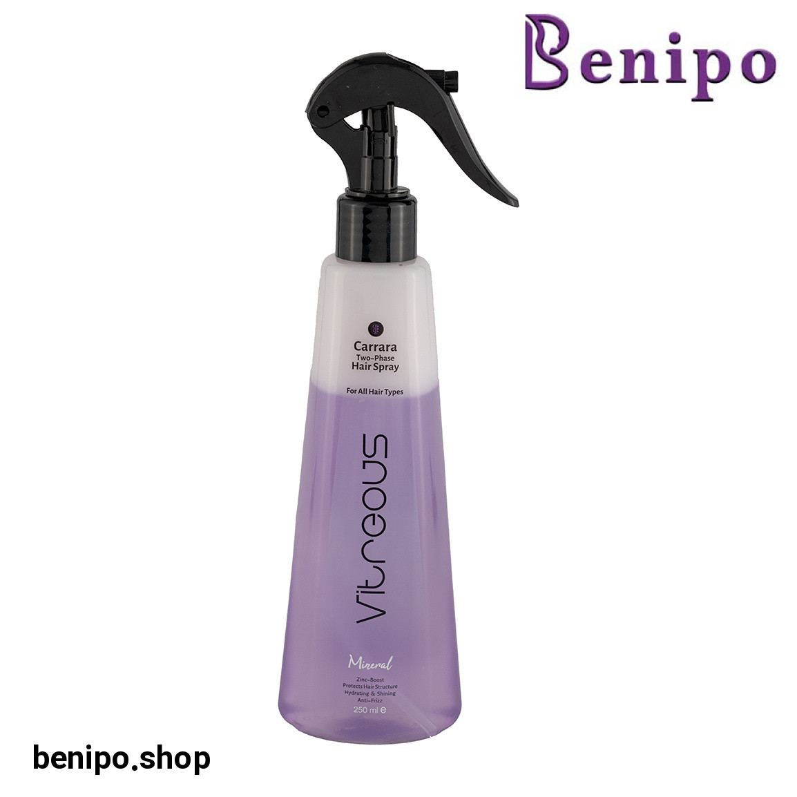 اسپری دو فاز مدل Carrara مناسب انواع مو حجم 250 میلی لیتر