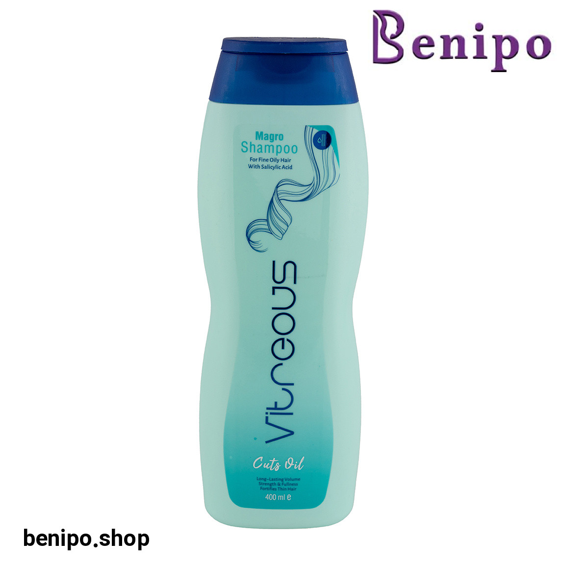 شامپو مدل Magro مناسب مو چرب حجم 400 میلی لیتر