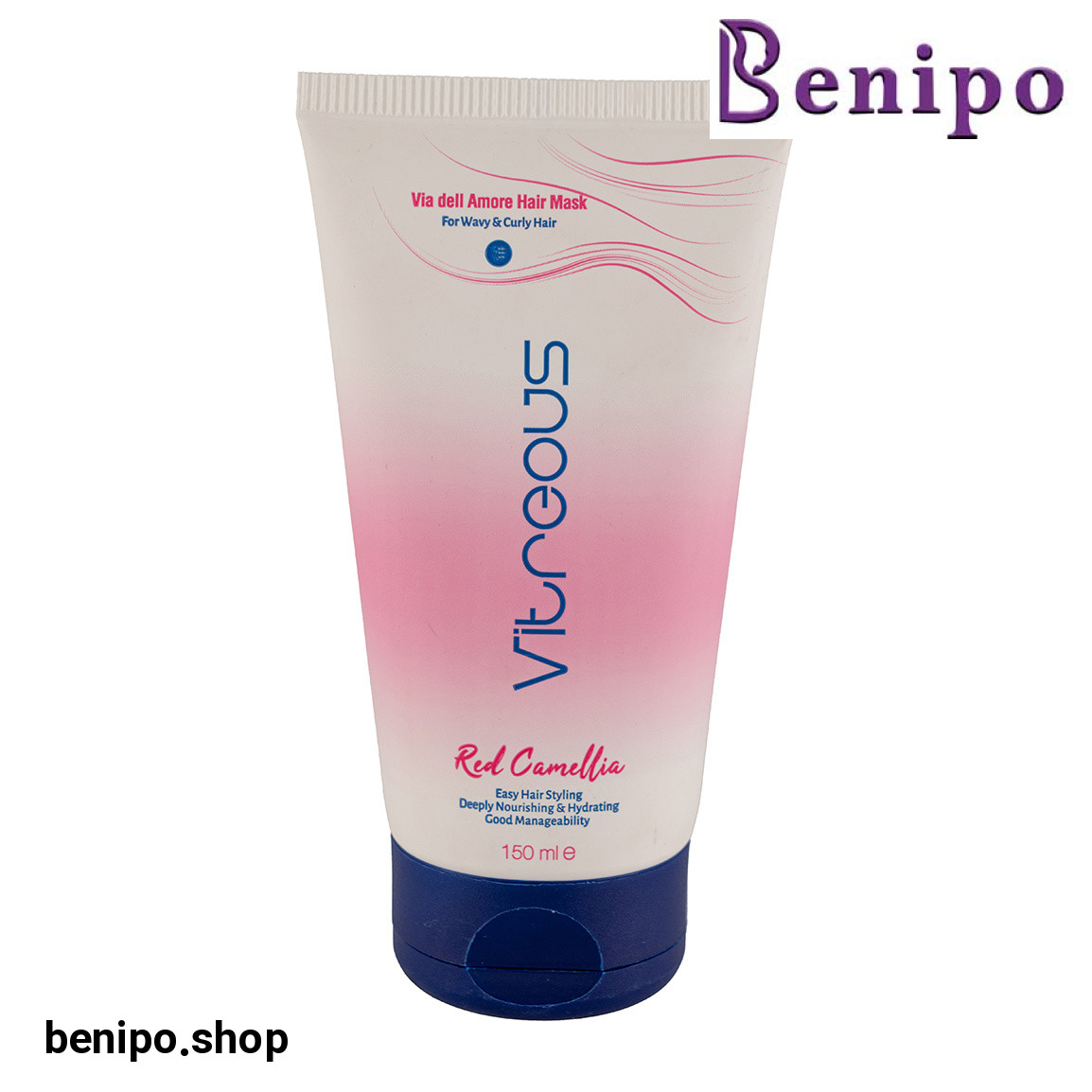 ماسک مو مدل Via Dell Amore مناسب مو فر و موج دار حجم 150 میلی لیتر