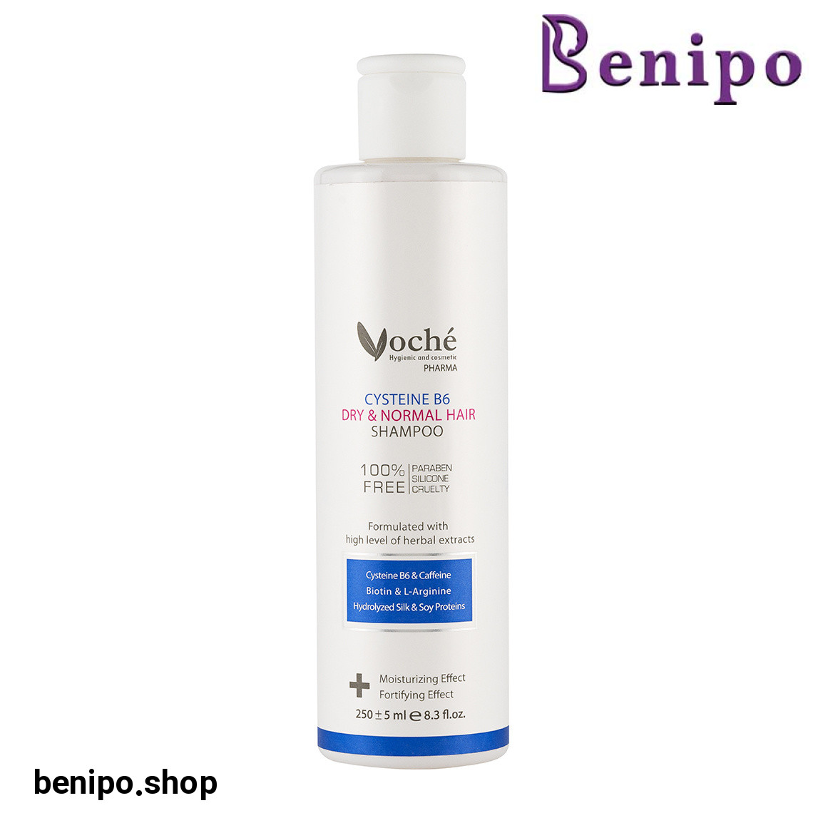شامپو تقویت کننده حاوی سیستین و ویتامین B6 مناسب مو خشک و معمولی 250میل