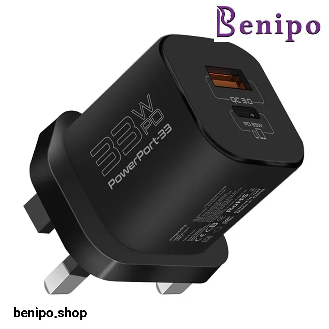 شارژر دیواری مدل POWERPORT 33 EU