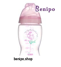 بطری شیر خوری دهانه عریض b324 سایز 2