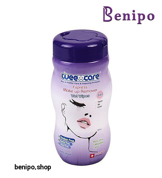 دستمال مرطوب اکسپرس پاک کننده آرایش 70برگی سیلندری