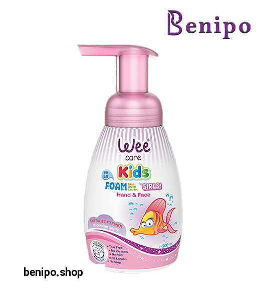 فوم شستشوی دست و صورت کیدز ویژه دختران 200میل