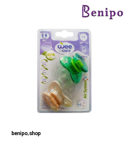 پستانک دوقلو ارتودنسی سایز2 مدل P132