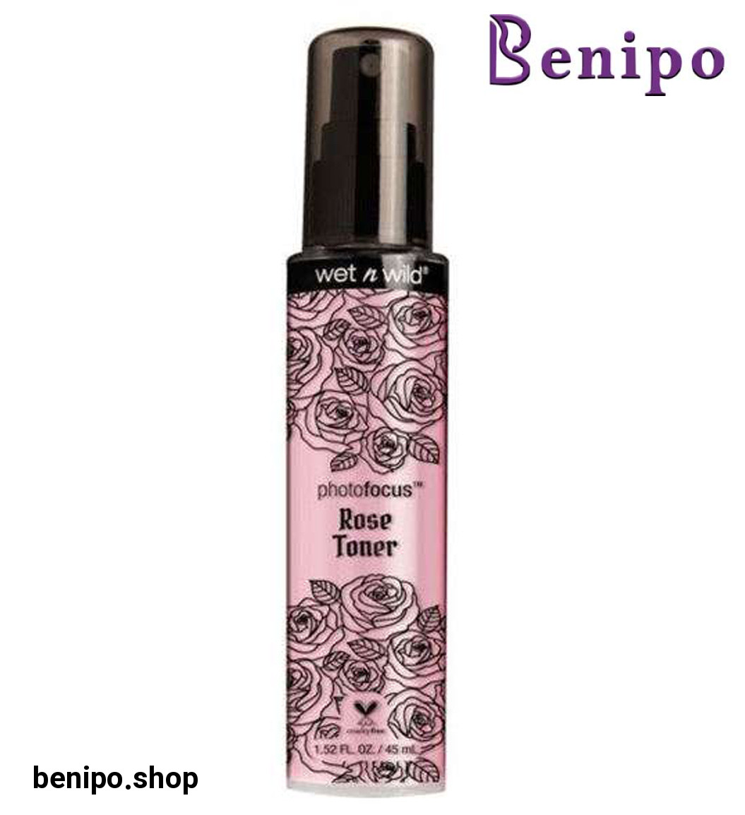 تونر پاک کننده مدل Rose photo focus حجم 45 میلی لیتر