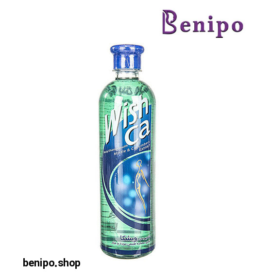 شامپو بدن رنگ آبی 600 میل حاوی عصاره طبیعی مورد و خیار