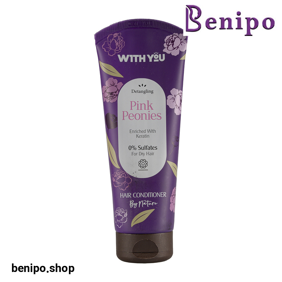 نرم کننده موی سر حاوی عصاره گل پئونی و روغن آرگان مناسب موهای خشک و وز حجم 200 میلی لیتر