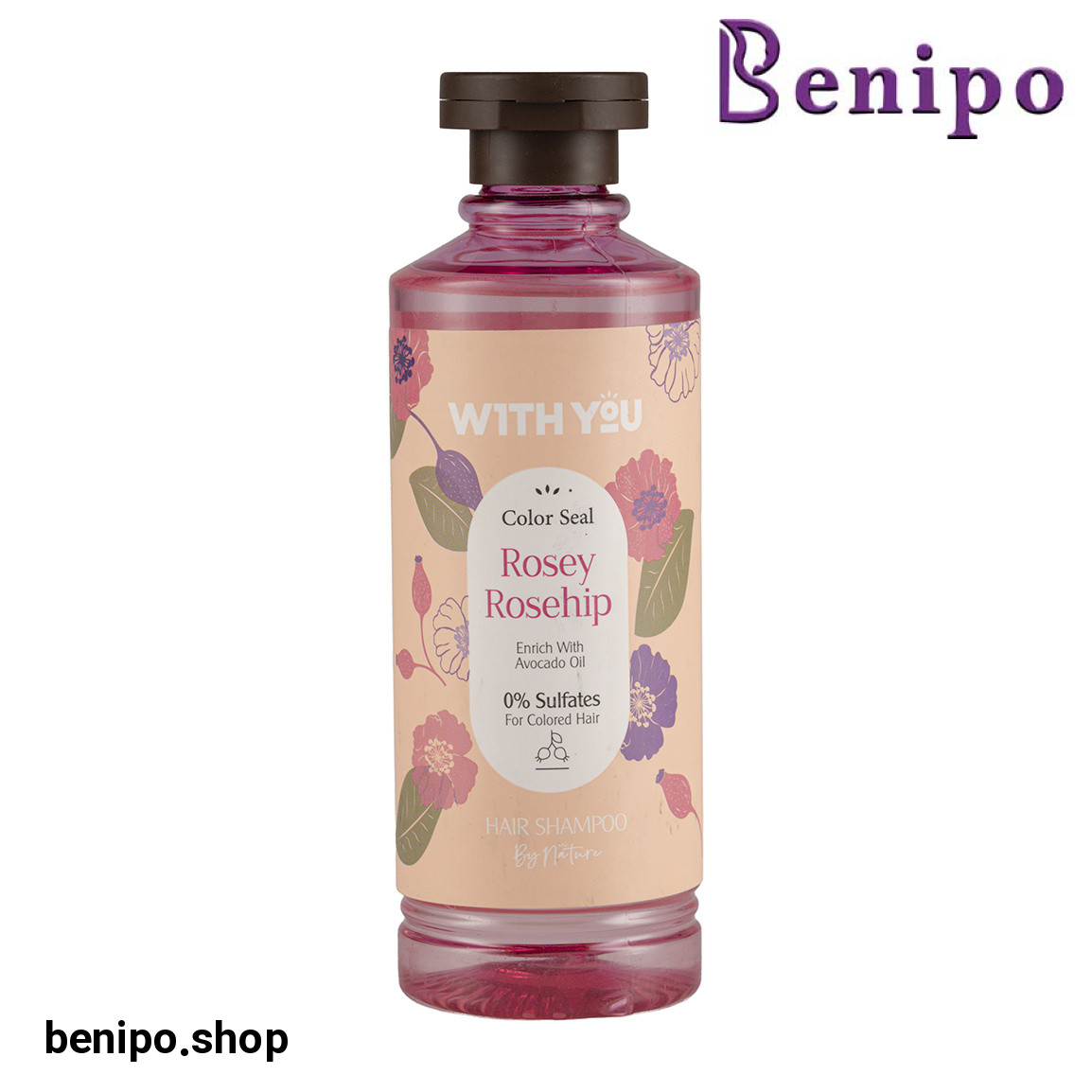 شامپو حاوی رزهیپ و روغن آووکادو مناسب موی رنگ و دکلره شده حجم 300 میلی لیتر