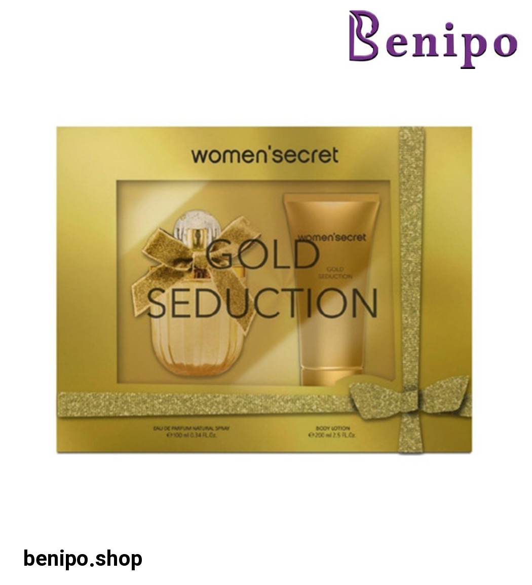 پک هدیه گلد پرفیوم 100میل به همراه لوسیون بدن 200 میل
