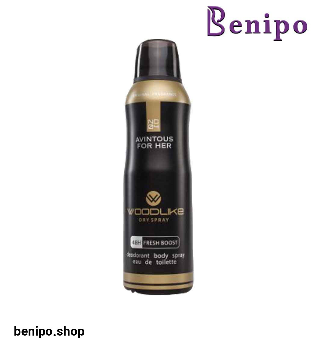 اسپری دئودورانت زنانه Avintous حجم 200میل