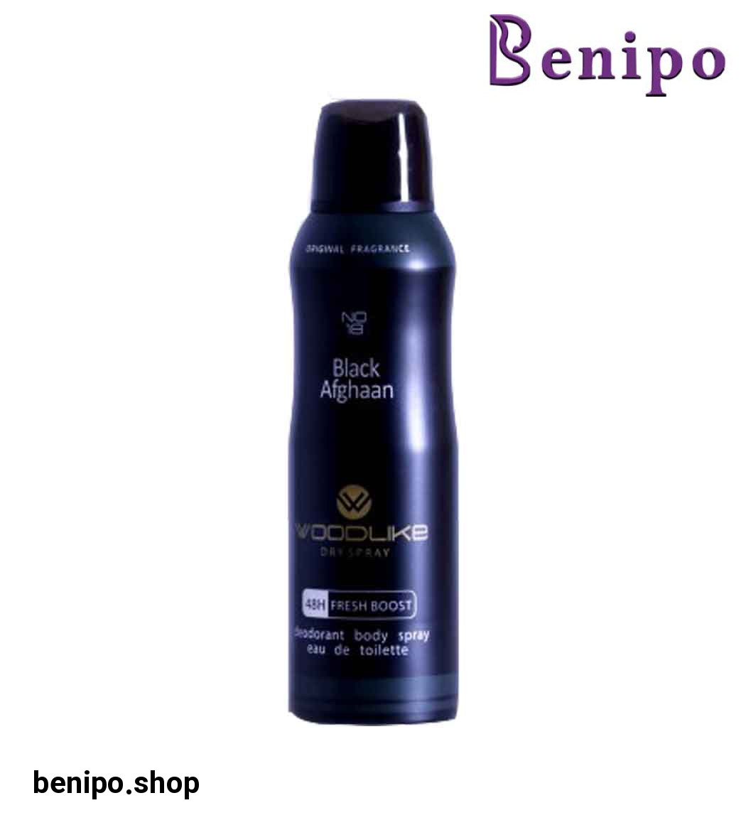 اسپری دئودورانت مردانه Blac Afghaan حجم 200میل