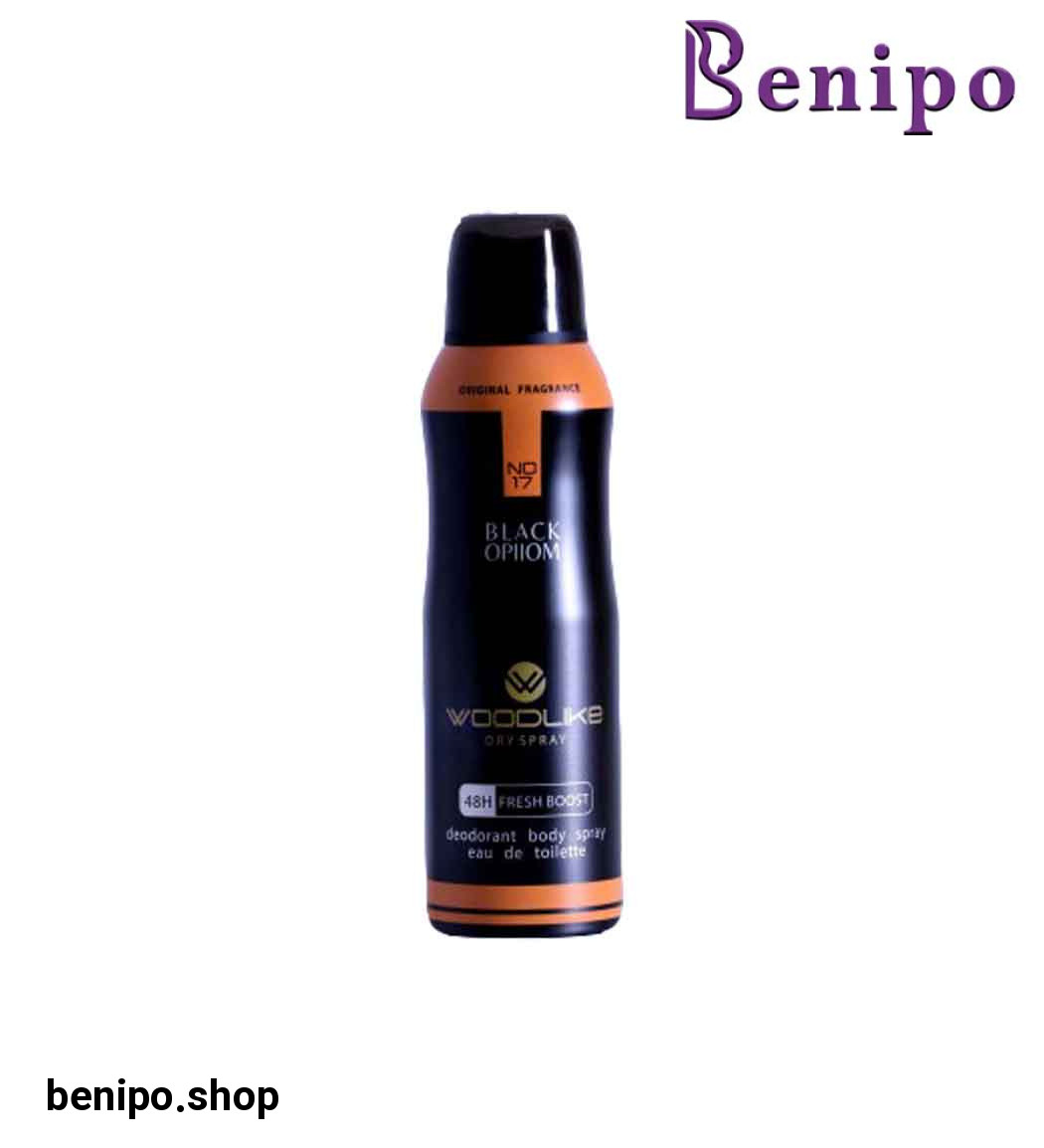 اسپری دئودورانت زنانه Black Opiiom حجم 200میل