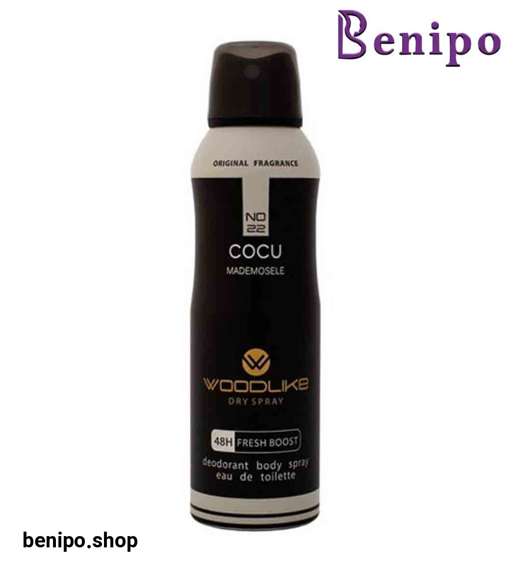 اسپری دئودورانت زنانه Gouci Flura حجم 200میل