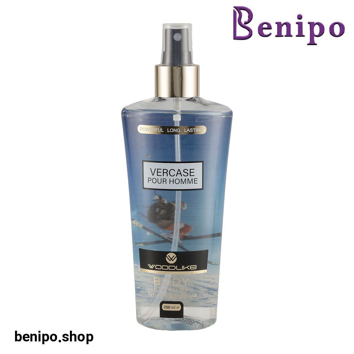 بادی اسپلش مردانه مدل VERCASE POUR HOMME حجم 250 میلی لیتر