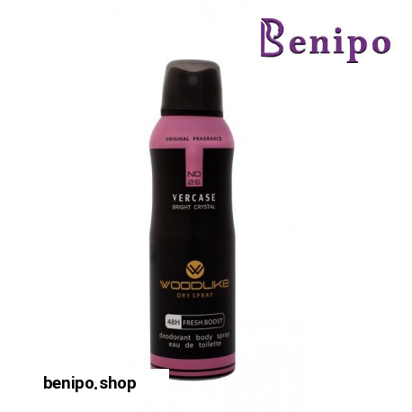 اسپری دئودورانت زنانه Vercase Bright Crystal حجم 200میل