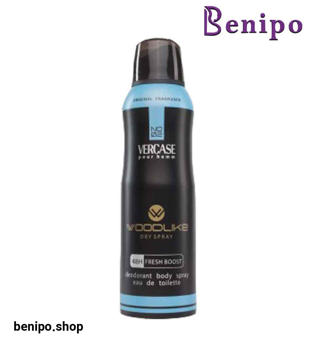 اسپری دئودورانت مردانه Vercase Pour Homm حجم 200میل