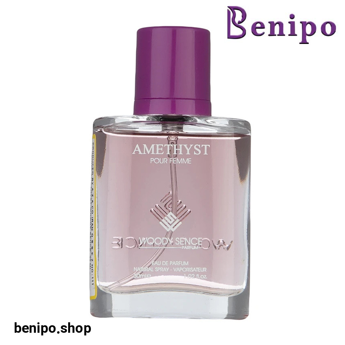 عطر جیبی زنانه مدل Amethyst حجم 30 میلی لیتر