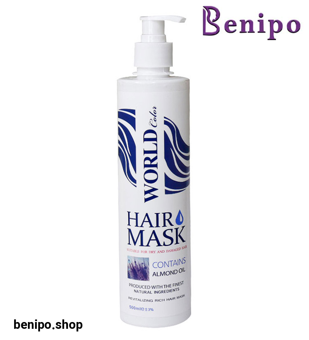 ماسک مو پمپی حاوی روغن بادام 500میل