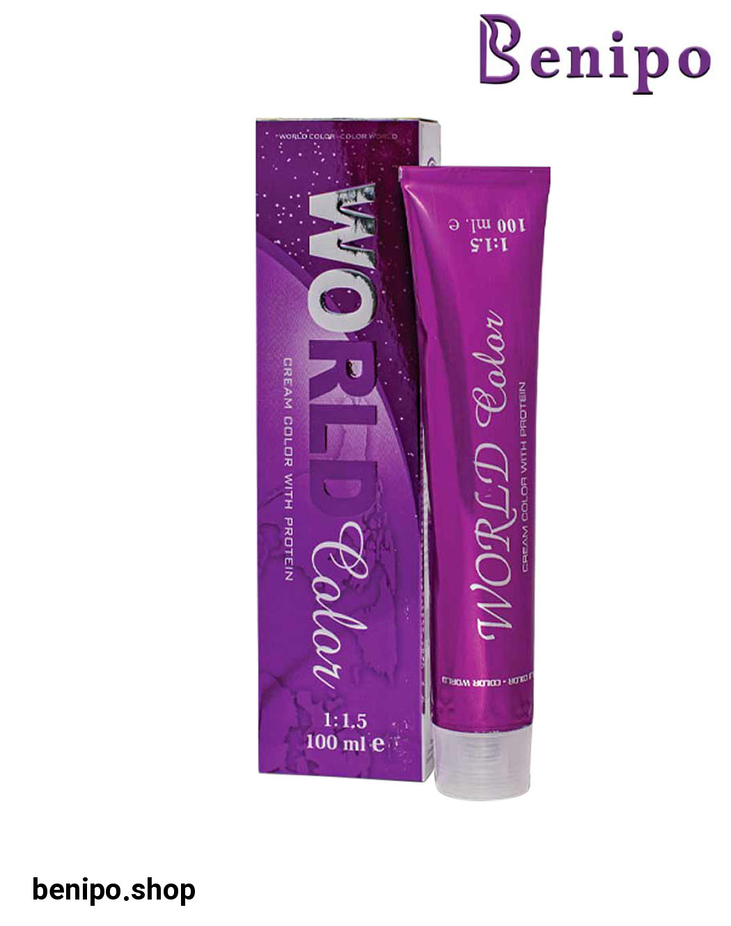 رنگ مو سری V شرابی  100میل