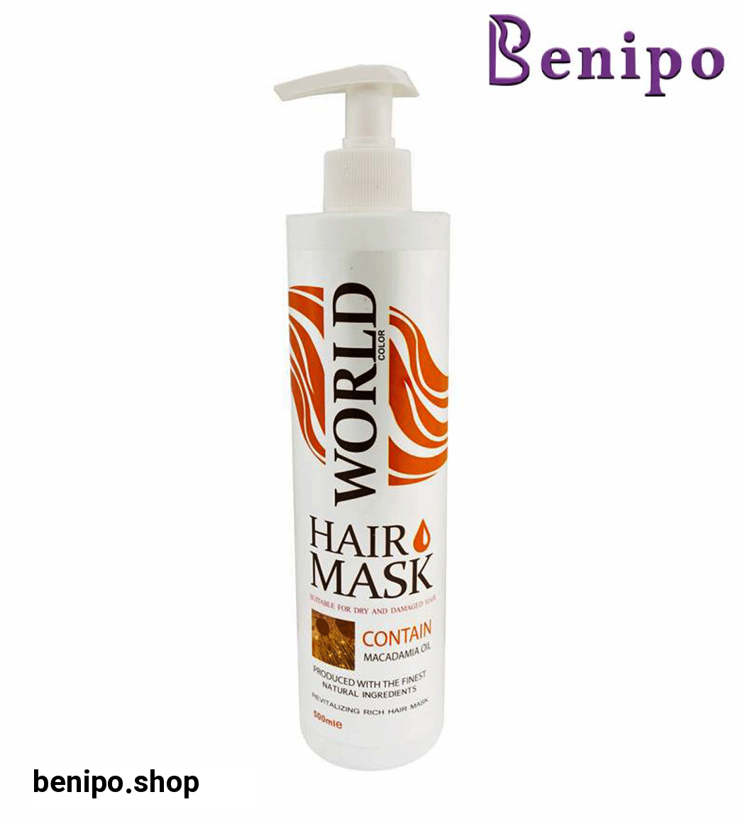 ماسک مو پمپی حاوی روغن ماکادمیا 500میل