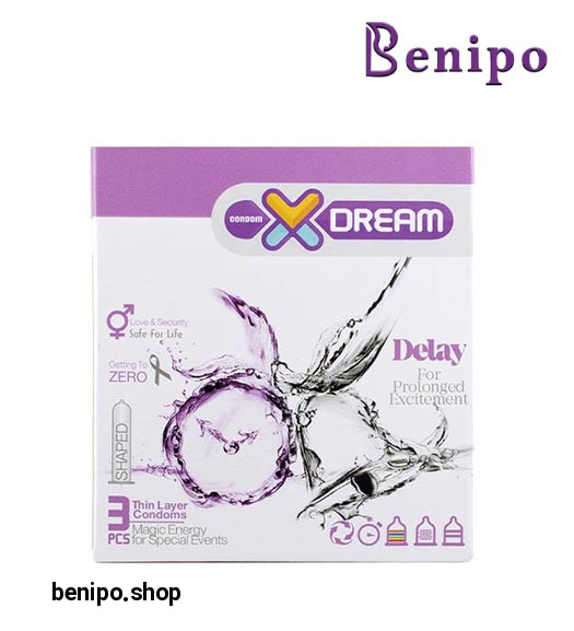 کاندوم 3عددی تاخیری دارای بنزوکایین Delay