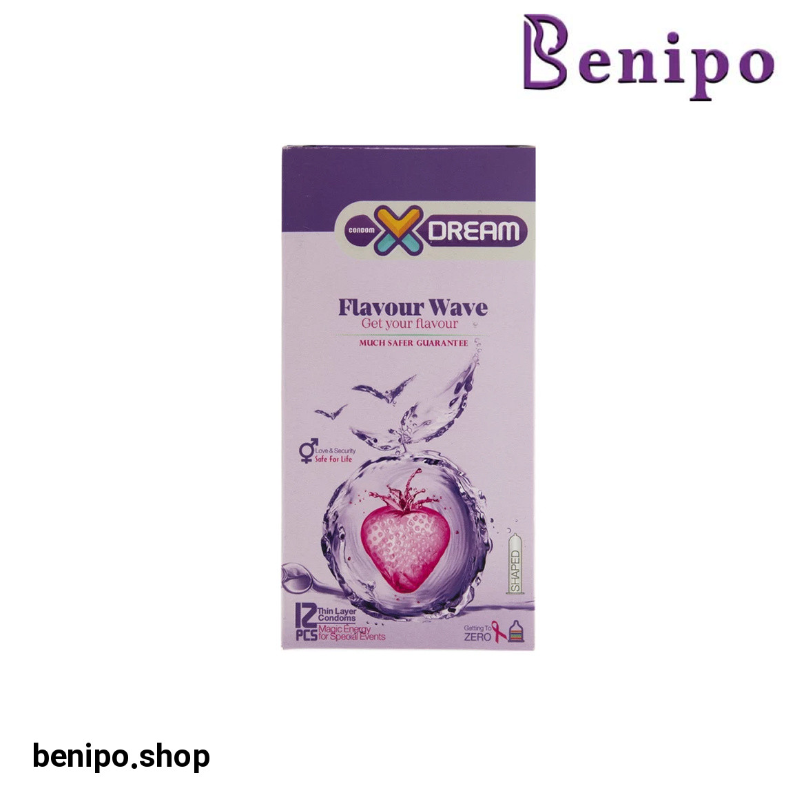 کاندوم 12 عددی میوه ای فلاوور ویو