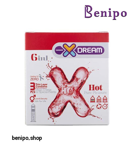 کاندوم 3عددی داغ تنگ کننده تاخیری خاردار شیاردار Hot