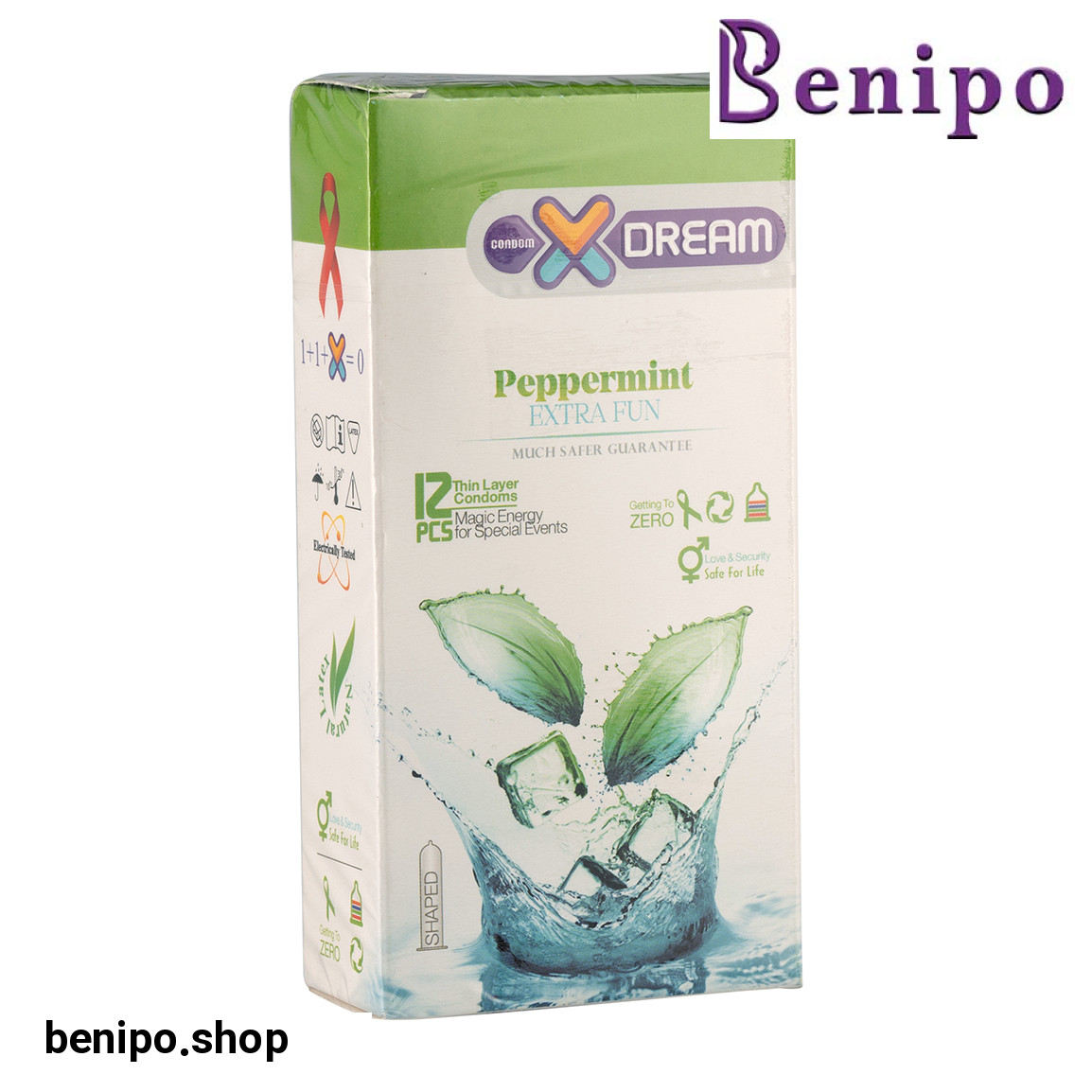 کاندوم 12 عددی خنک کننده نعناع
