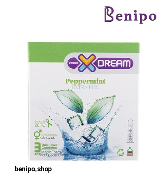 کاندوم 3عددی خنک کننده تاخیر در انزال Peppermint