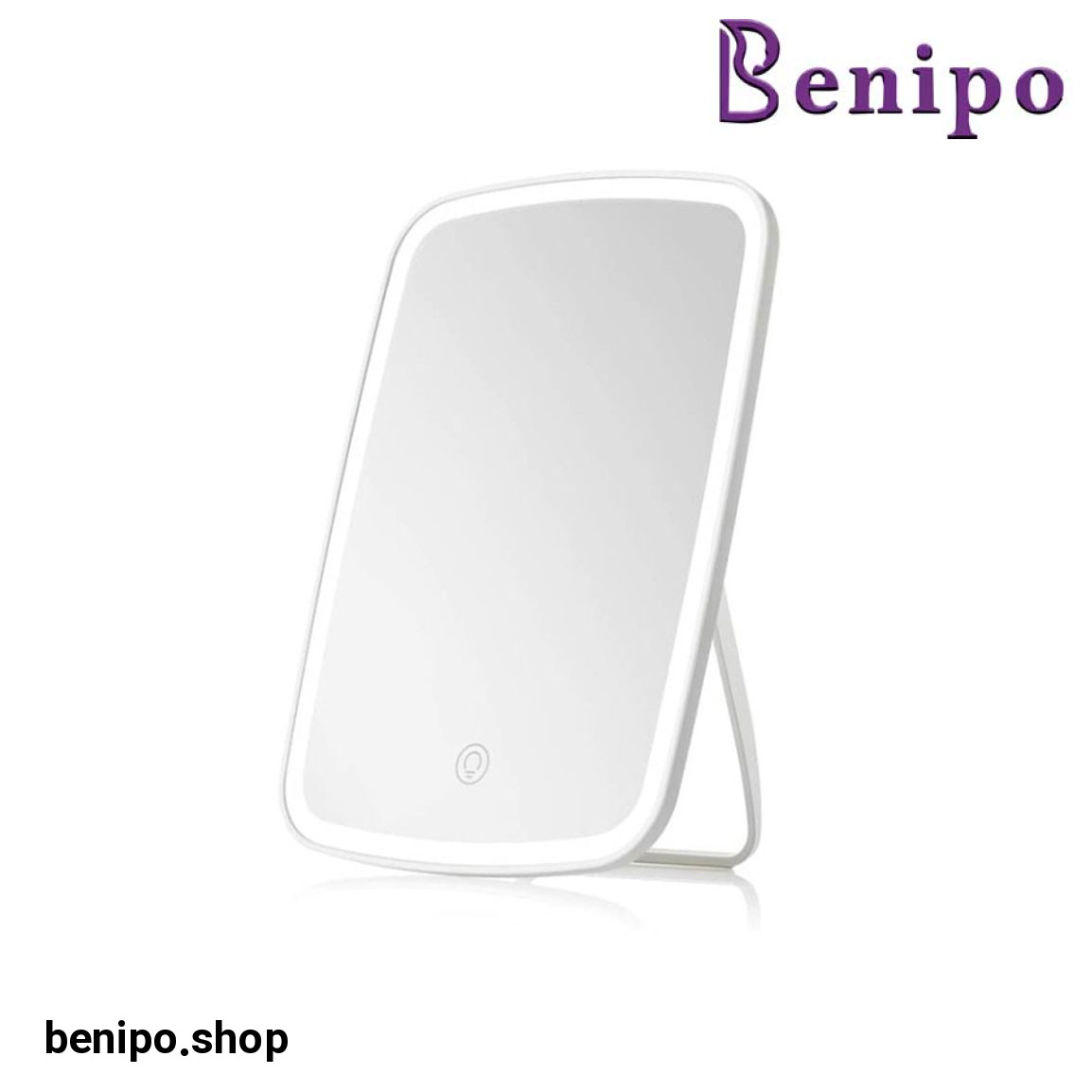 آینه چراغ دار سه رنگ آرایشی مدل NV505