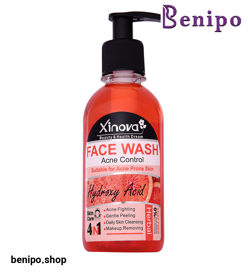 ژل شستشوی صورت هیدروکسی اسید مناسب پوستهای مستعد جوش 250میل