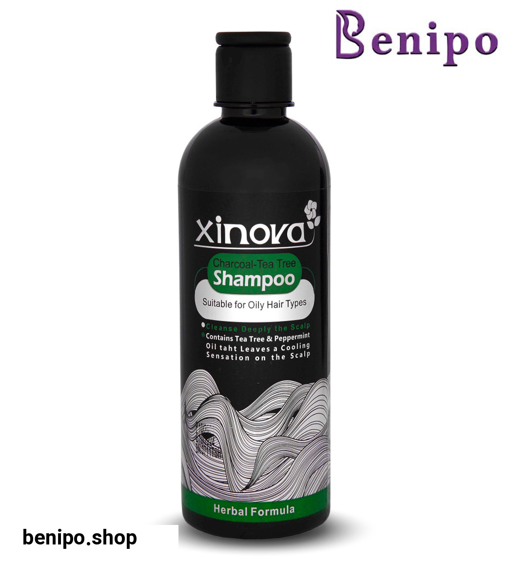 شامپو عصاره درخت چای زغال فعال مناسب موهای چرب 400میل