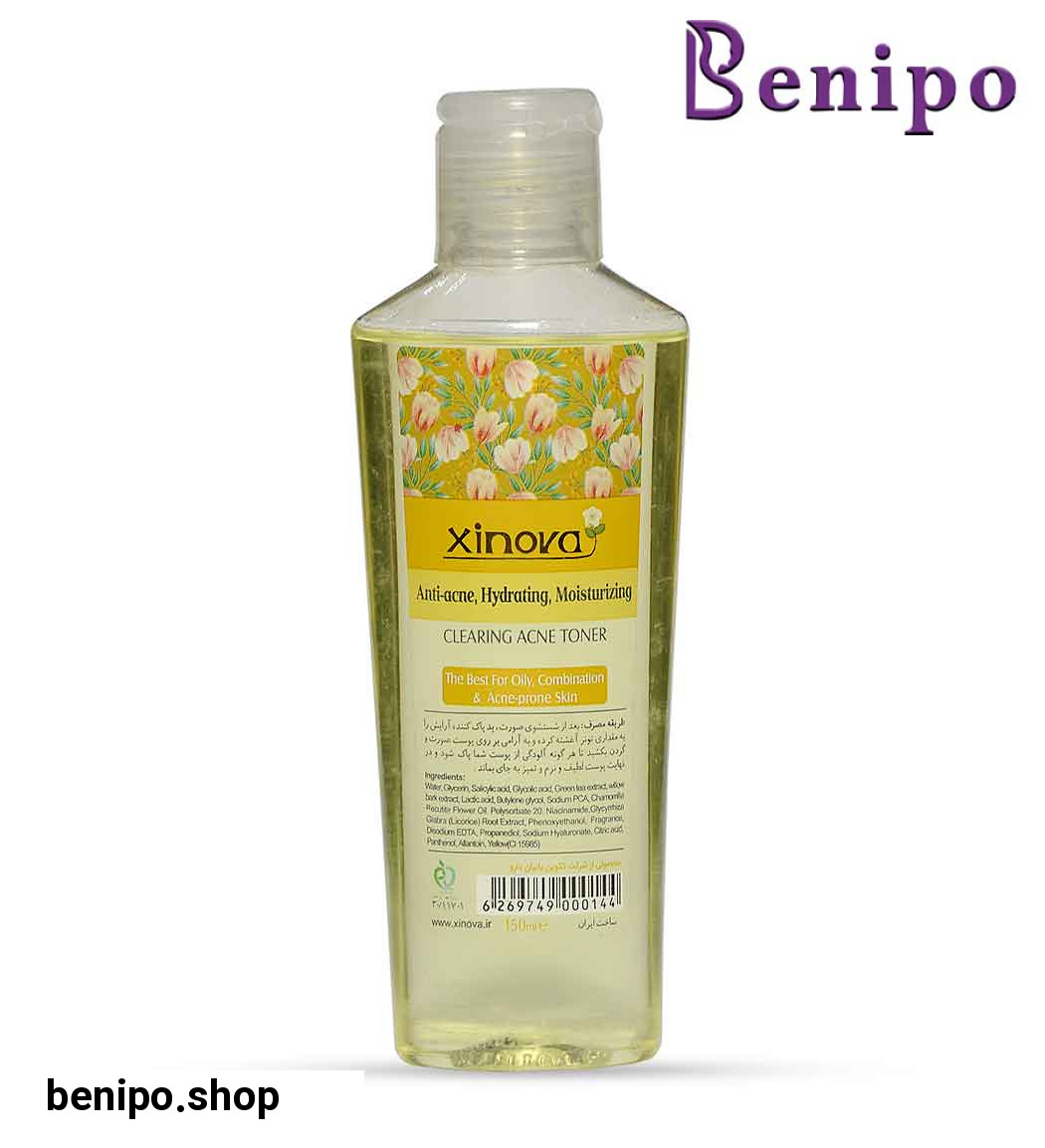 تونر ضد جوش  مناسب  پوست های چرب و مستعد جوش 150 میل