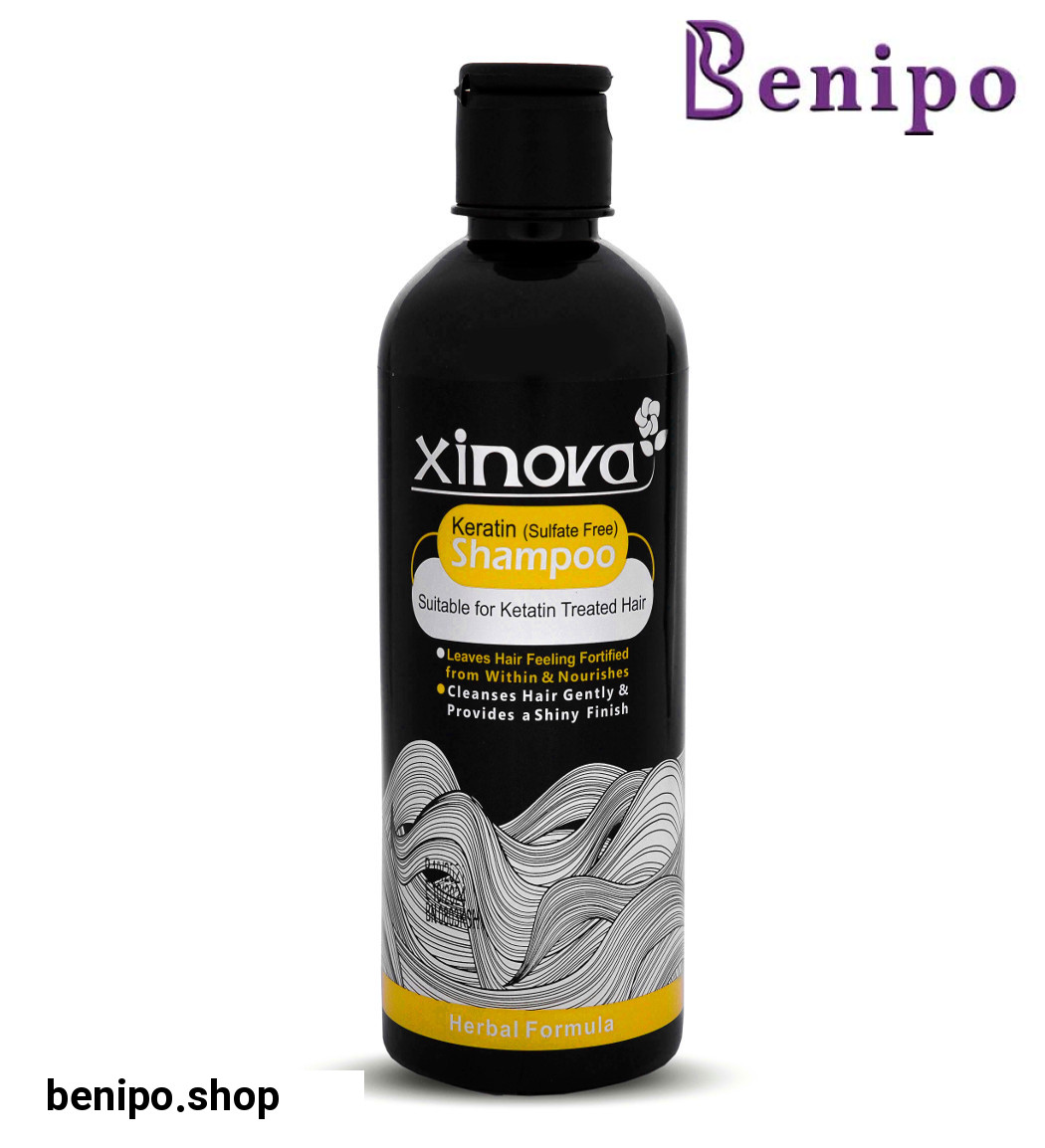 شامپو فری سولفات حاوی کراتین مناسب انواع موهاو موهای کراتینه شده 400میل