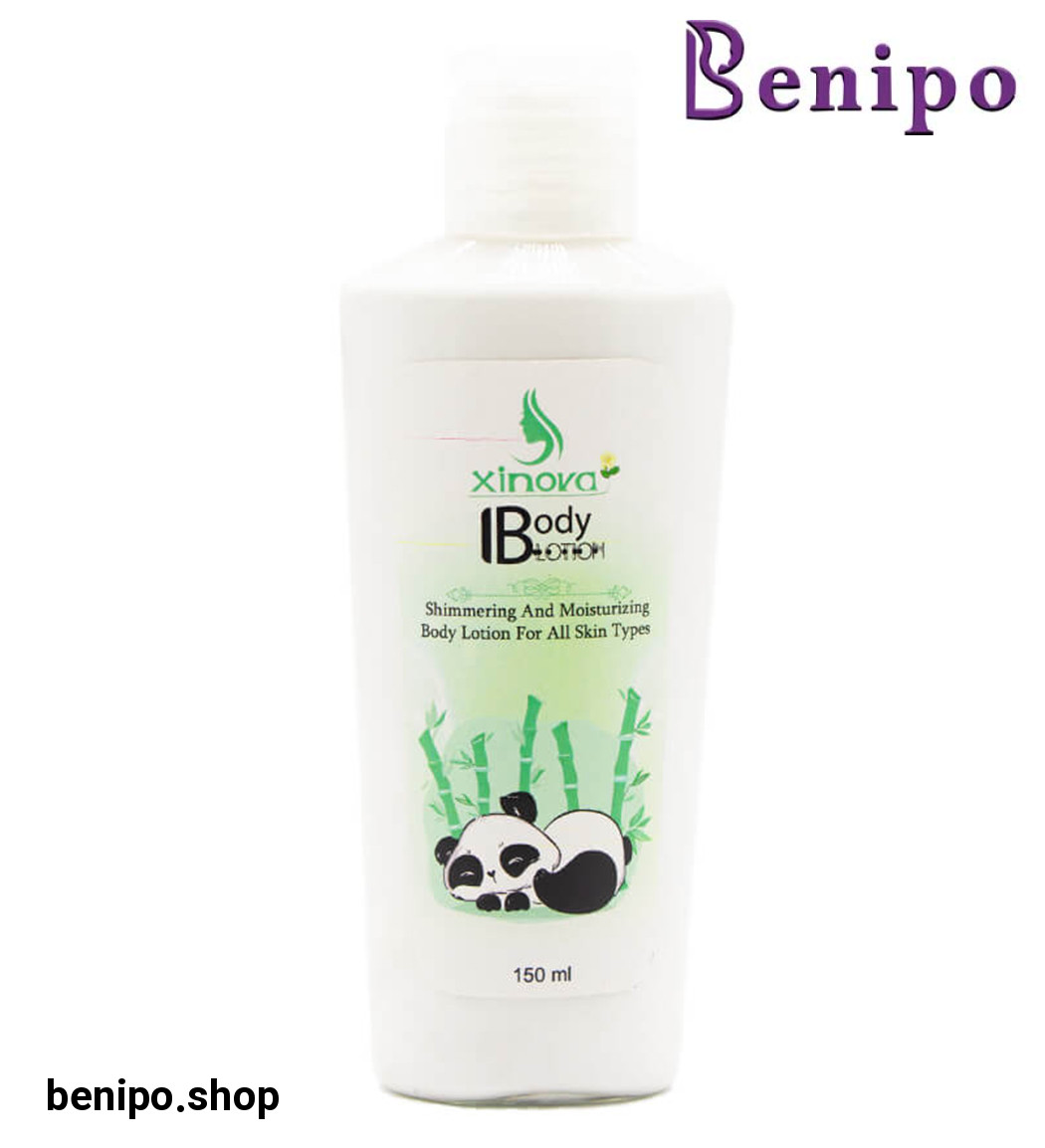 لوسیون بدن براق کننده و  مرطوب کننده طرح پاندا مناسب انواع پوست 150میل