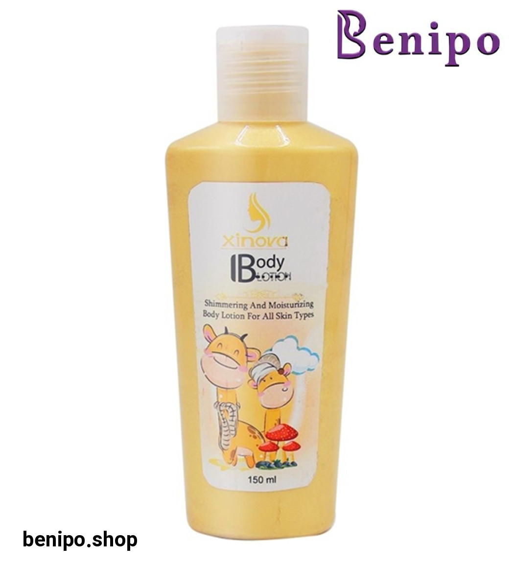 لوسیون بدن براق کننده و مرطوب کننده طرح زرافه مناسب انواع پوست 150میل