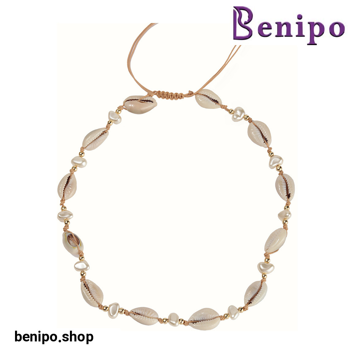 گردنبند صدف طبیعی الیس