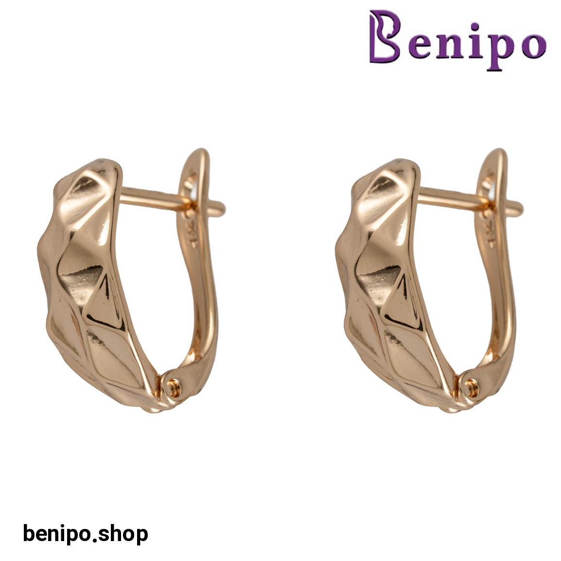 گوشواره حلقه ای ماهی کد 021