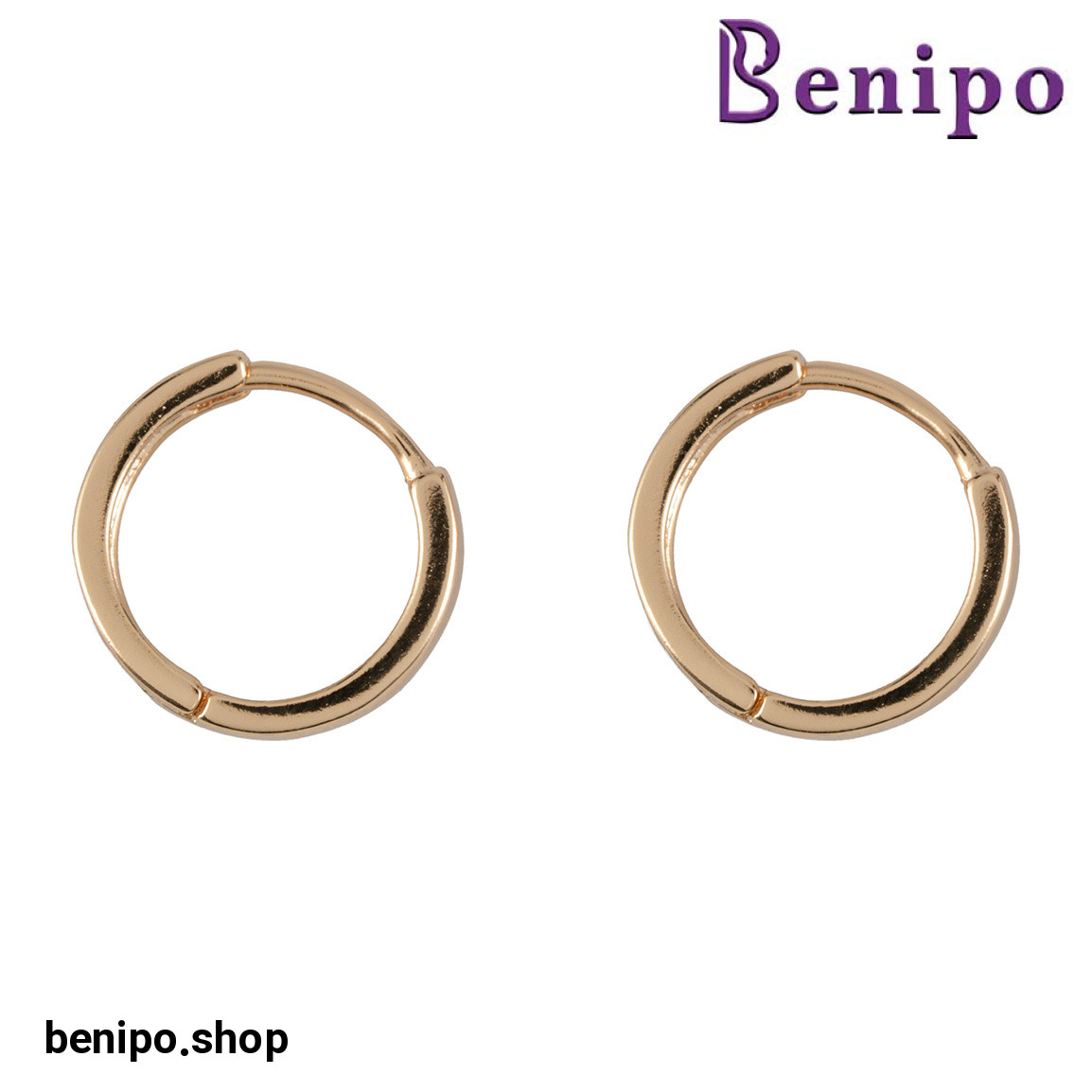 گوشواره حلقه ای متوسط کد 025