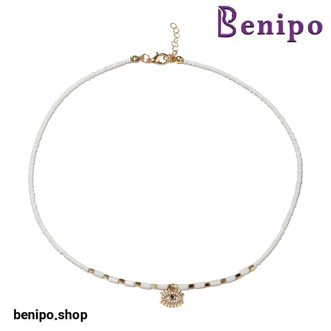 گردنبند مدل چشم نظر نگینی