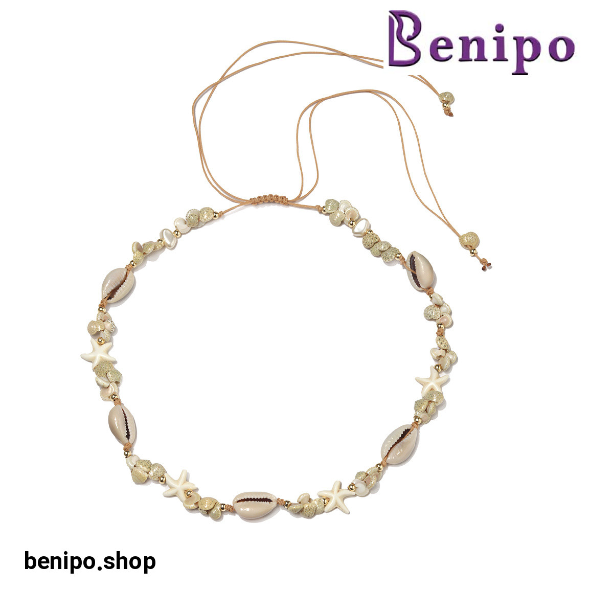 گردنبند مدل صدف ستاره دریایی