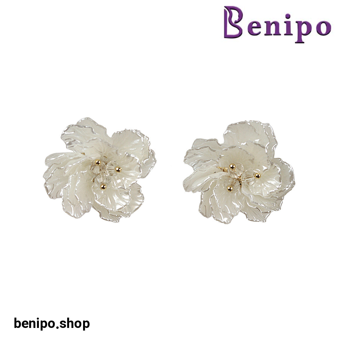 گوشواره مدل گل سوسن