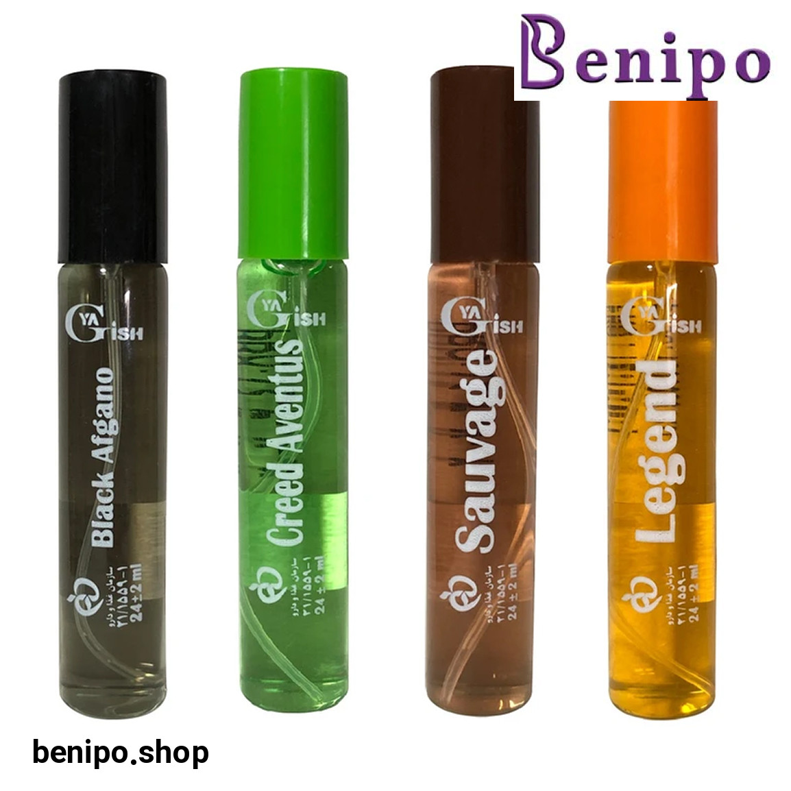 پک 4 عددی عطر جیبی مردانه حجم 24 میلی لیتر