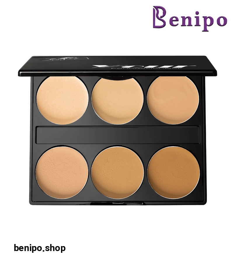 ست کرم  پودر پایه 6 رنگ