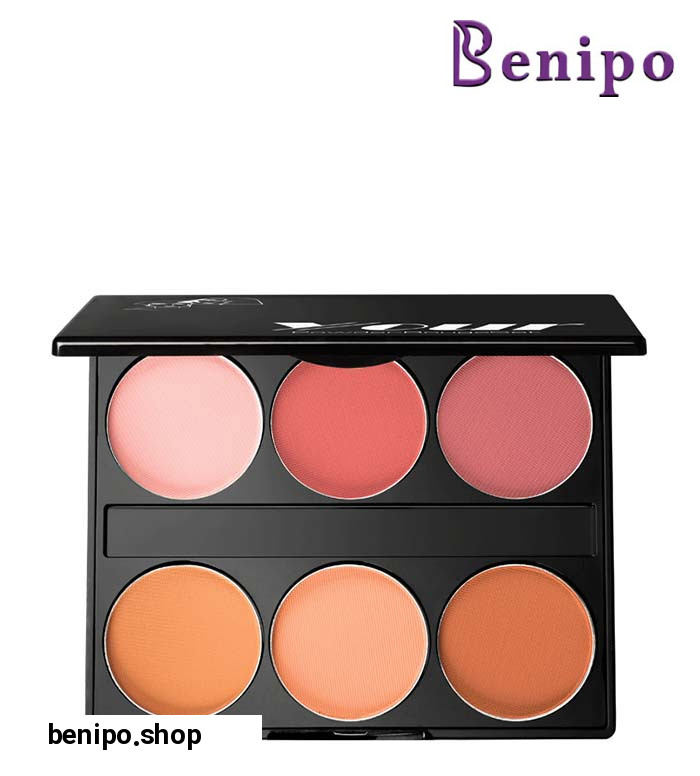 ست رژگونه پودری 6 عددی