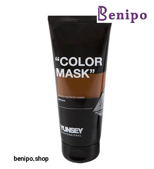 ماسک مو رنگی و رنگساژ قهوه ای