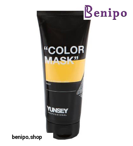 ماسک مو رنگی و رنگساژ طلایی