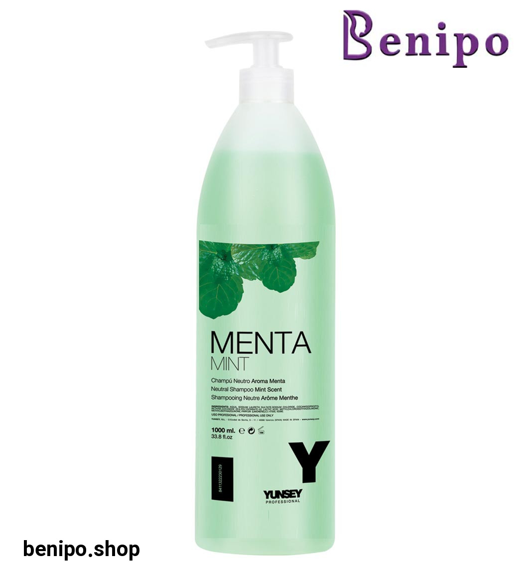شامپو خنثی با رایحه نعناع 1000 میلی لیتر