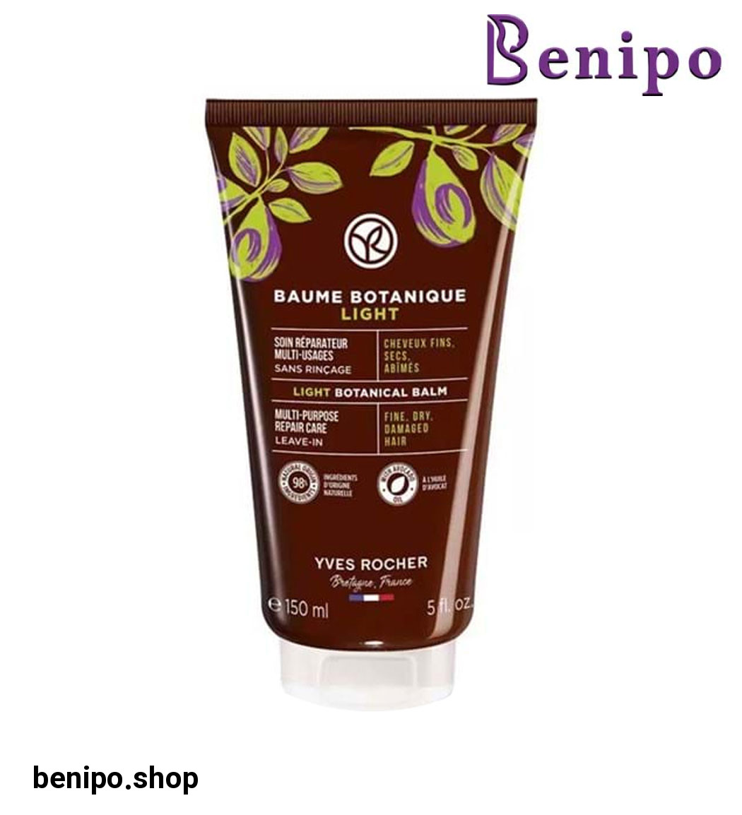 کرم تقویت کننده مو مناسب موهای ضعیف و نازک مدل Baume Botanique حجم 150میل